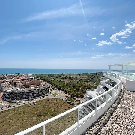 Global Properties, Con Terraza Y Vistas A La Piscina En Gran Canet Apartment *